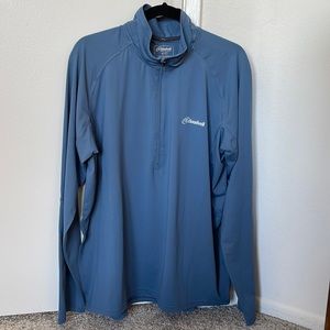 Cloudveil Men's Highline Half Zip Long Sleeve Blue Large